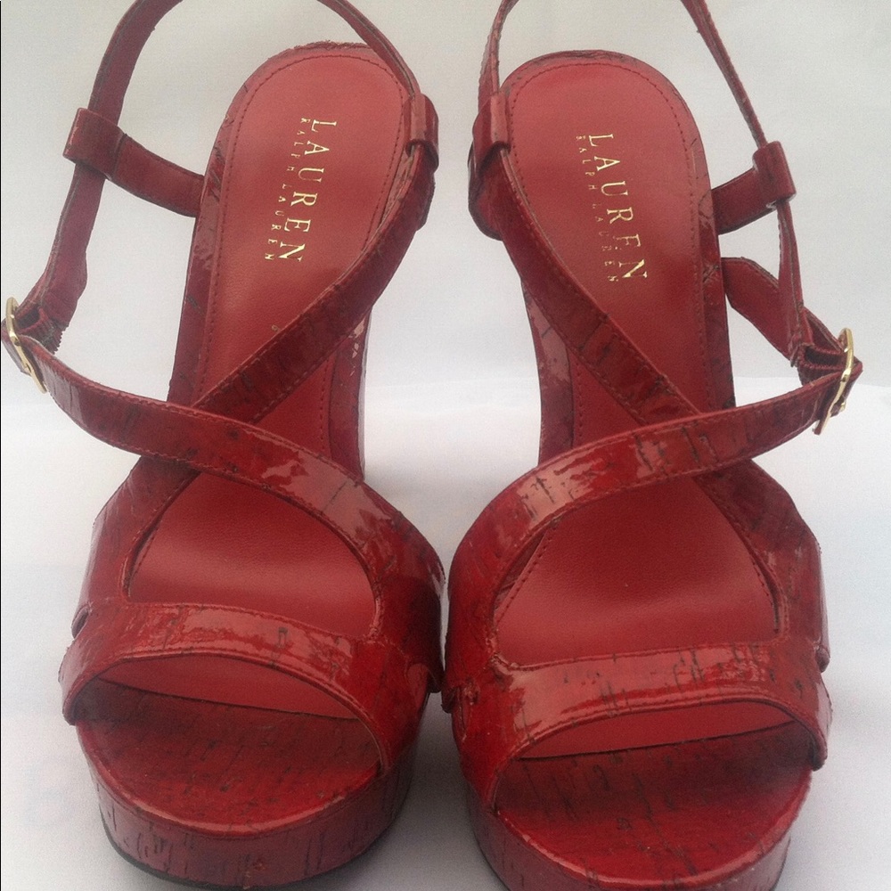 Red HOT Ralph Lauren Sandals